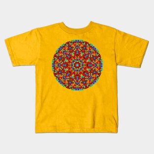 Abstract Mandala Kids T-Shirt